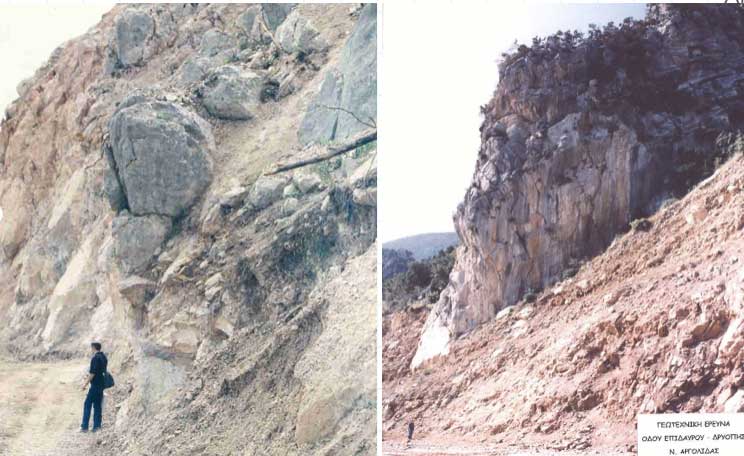 Epidavros – Driopi Road Slopes Rehabilitation, Argolida, Greece