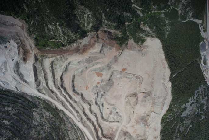 WHITE POZZOLANA MINE, MILOS ISLAND, GREECE