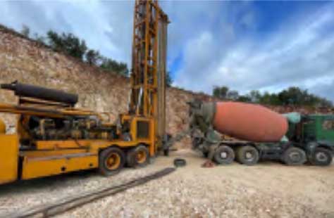 EARTHING BOREHOLES FOR NEW SUBSTATION NEAR STANOS, AMFILOCHIA MUNICIPALITY, WESTERN GREECE