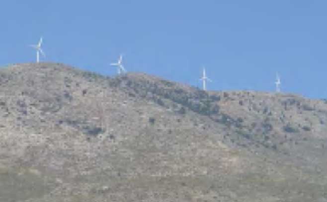 WIND FARM AT “VOSKERO” AREA, HERAKLIO PREFECTURE, CRETE ISLAND, GREECE